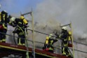 Dachstuhlbrand Koeln Poll Geislarerstr P191